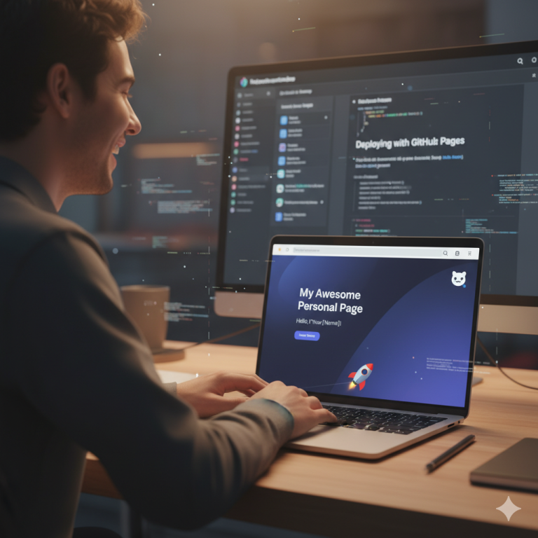 🚀 Launch Your Personal One-Page Site for Free with GitHub Pages