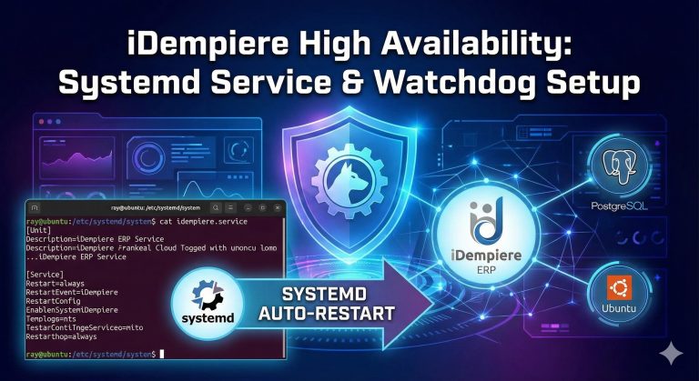 Ensuring ERP High Availability: Setting Up iDempiere as a Systemd Service on Ubuntu