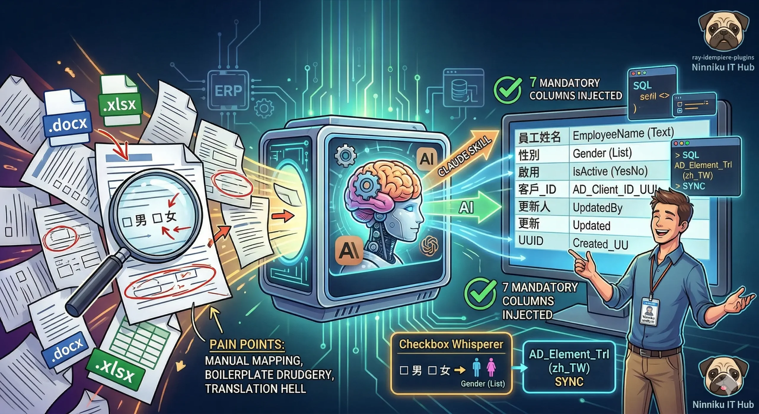 ray-idempiere-plugins：別再用肝刻表單了，讓 AI 幫你「聽」懂 Word