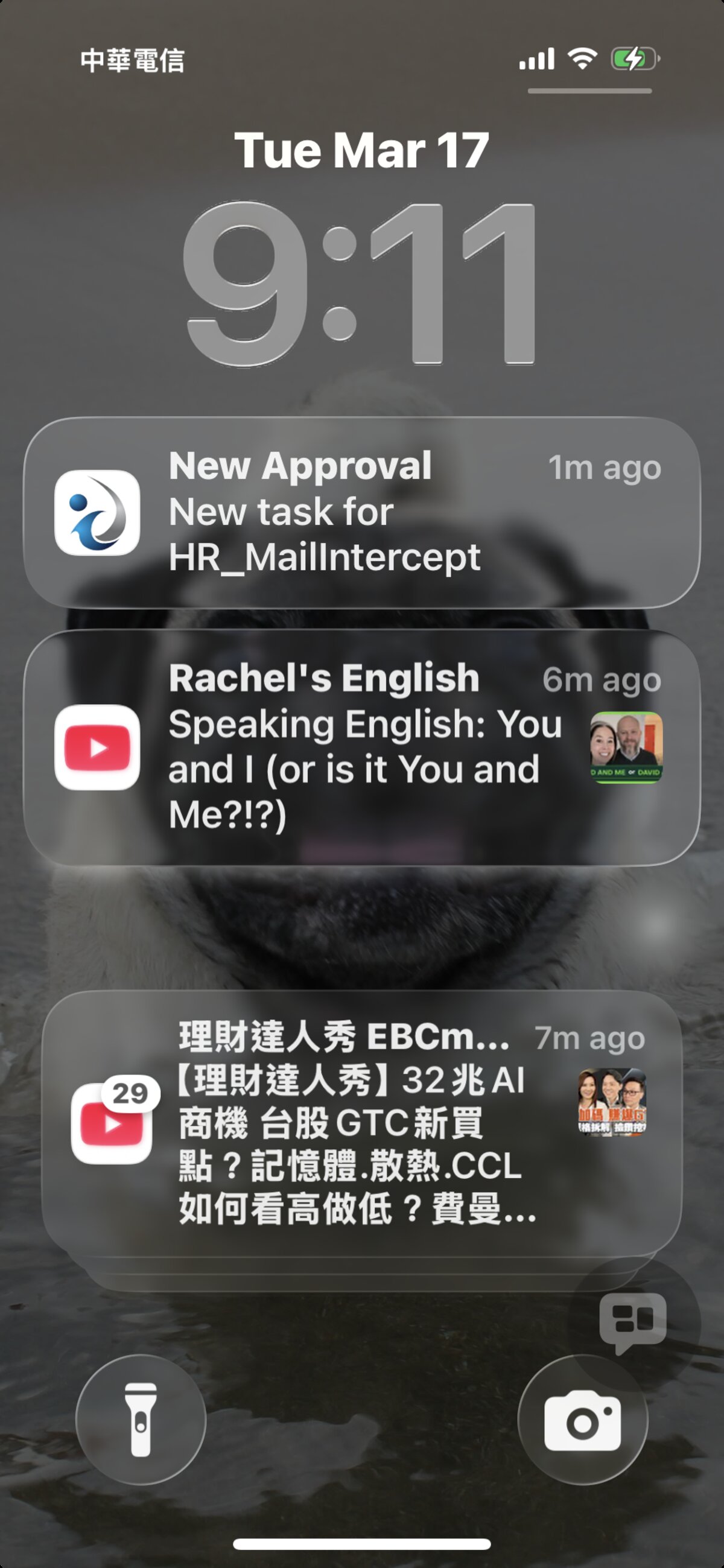 iDempiere HR Mail Intercept review window showing intercepted email