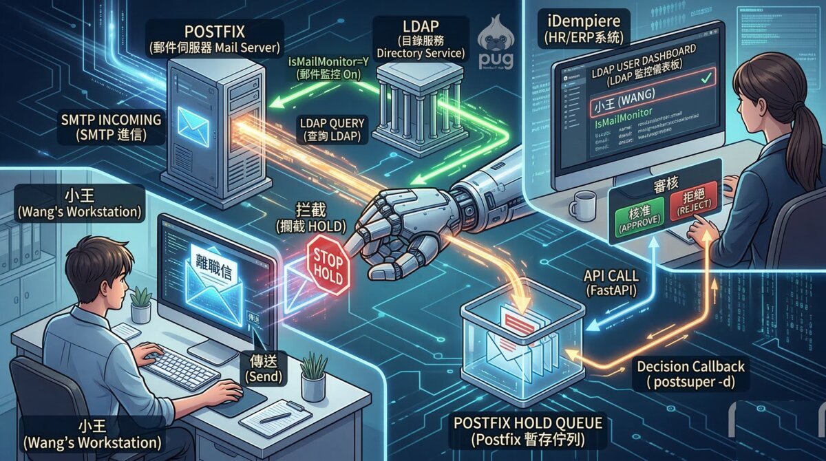 郵件出不去：當 Postfix 比 HR 先知道你要離職